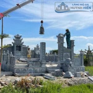Lăng mộ đá Huỳnh Hiển thi công hoàn thiện tại Hồ Chí Minh