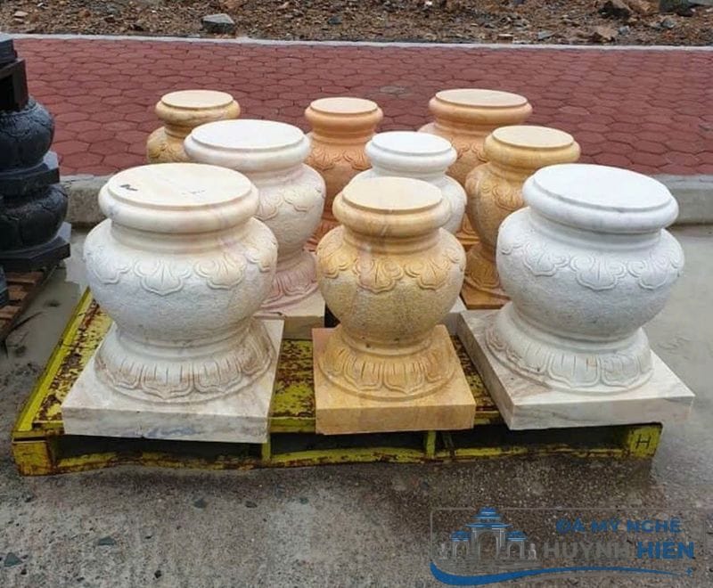 chân tảng đá kê cột nhà với nhiều kích thước chuẩn