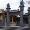 Cổng đá đẹp nguyên khối chạm khắc tinh xảo