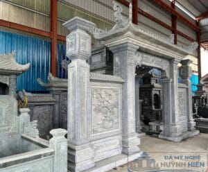 Cổng đá nhà thờ họ đẹp chuẩn phong thủy