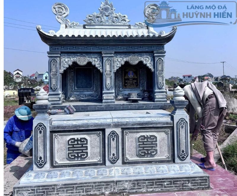 Xây Mộ đá hết bao nhiêu tiền? Báo giá Mộ Đá Hoa Cương trọn gói Chi phí xây mộ đá hoa cương trọn gói tại Đá mỹ nghệ Huỳnh Hiển