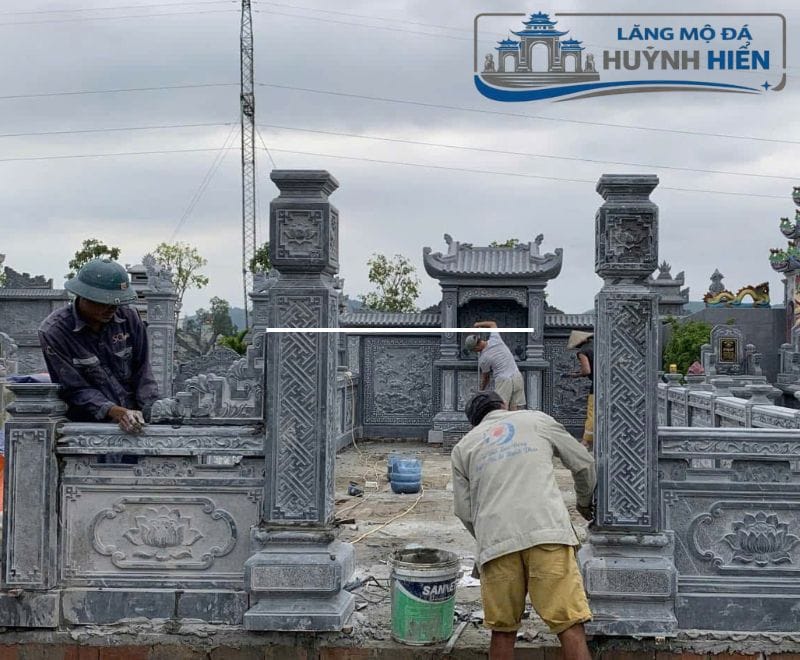 Cảm Ơn Khách Hàng Tin Tưởng – Hoàn Thành Lắp Đặt Khu Lăng Mộ Đá Tại Hà Nội dự án lăng mộ đá Huỳnh Hiển tại Hà Nội
