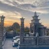Khu lăng mộ đá đẹp thiết kế theo yêu cầu khách hàng