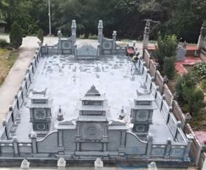 khuôn viên lăng mộ đá hợp phong thủy gia chủ
