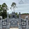 khuôn viên lăng mộ đá hoa văn truyền thống đẹp