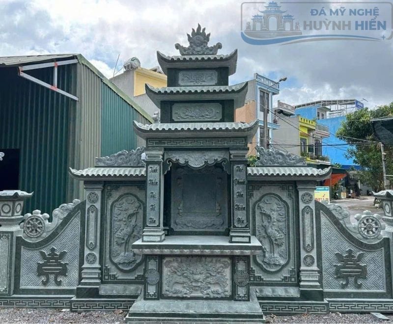 lang-tho-da-gia-dinh Lăng thờ đá cho khu mộ gia đình