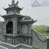 Lăng thờ đá mái cong truyền thống - LT05 lăng đá mái cong