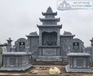 Lăng thờ đá nguyên khối cao cấp đẹp