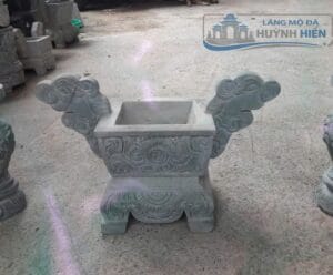 lư hương đá nguyên khối bền vững lâu dài