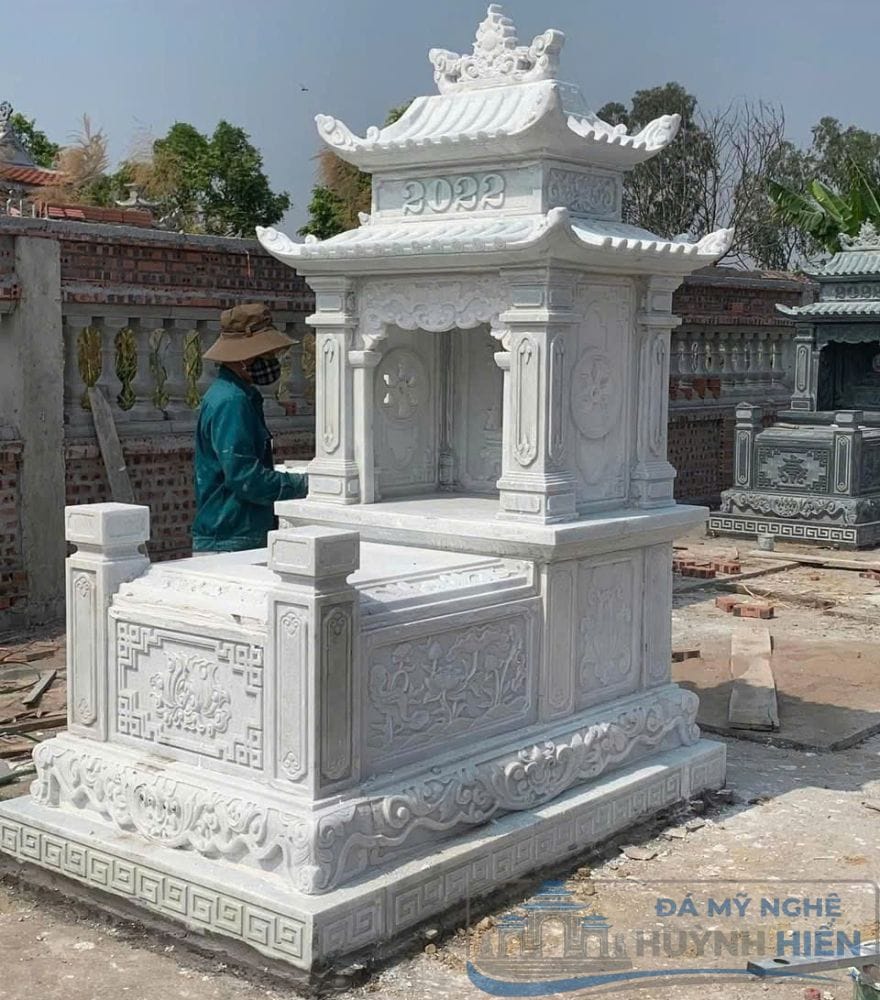 Xưởng chế tác Mộ Đá tại Đồng Tháp chất lượng, uy tín Mẫu mộ đá đẹp tại Đồng Tháp thiết kế tinh xảo