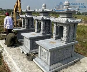 Mộ đá đẹp giá tốt tại xưởng sản xuất