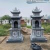 mộ đá đơn hai mái đẹp