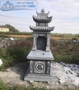 mộ đá hai mai đẹp cho khu lăng mộ gia đình
