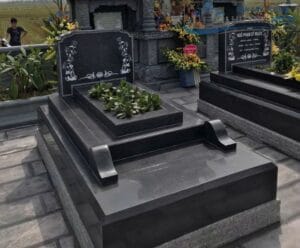 mộ đá hoa cương granite bền đẹp ngoài trời