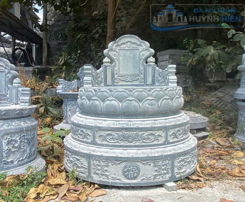 Xưởng chế tác Mộ Đá tại Đồng Tháp chất lượng, uy tín Mẫu mộ đá tròn đẹp tại Đồng Tháp