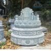 Thiết kế mộ đá tròn đẹp cho khu lăng mộ gia đình