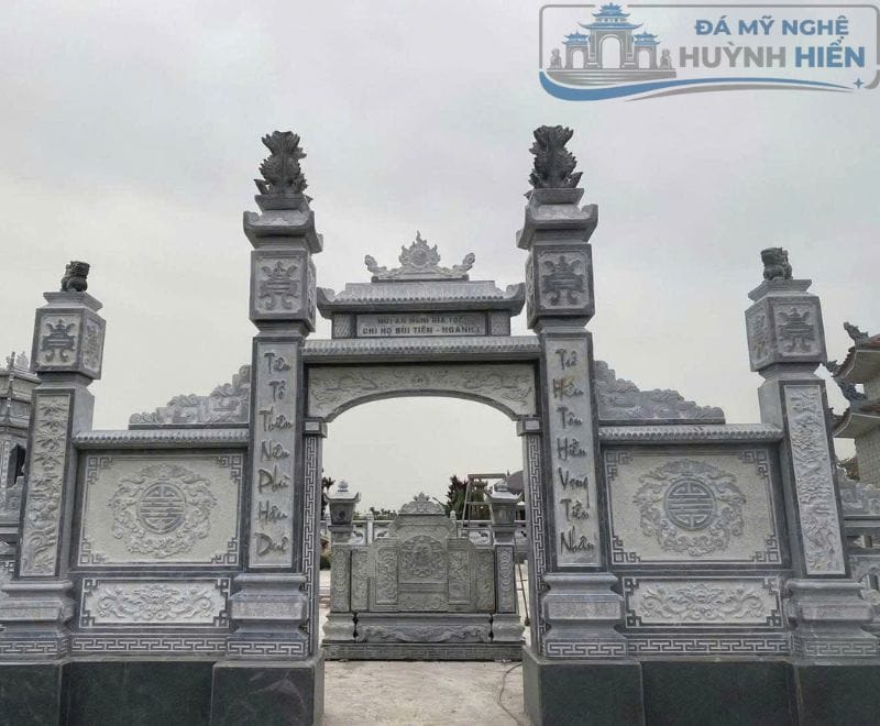 cong-da-nghia-trang-gia-dinh Cổng đá khuôn viên nghĩa trang gia đình đẹp