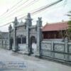 mẫu cổng đá đơn giản đẹp phù hợp nhà thờ họ