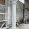 Cột đá trắng cẩm thạch tự nhiên