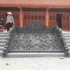 chiếu rồng đá nguyên khối Cửu Long tranh châu