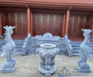 Mẫu hạc đá nhà thờ họ đẹp hiện nay