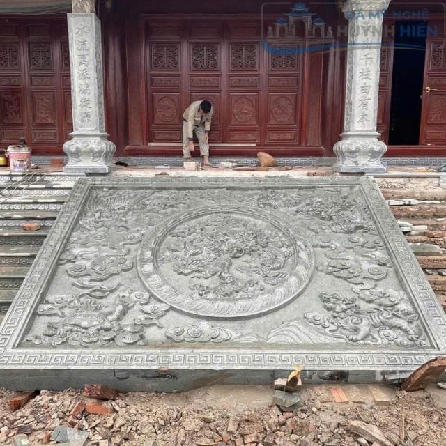 Mẫu chiếu rồng đá đẹp bằng đá tự nhiên