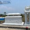 Mẫu mộ đá cẩm thạch trắng hiện đại được ưa chuộng
